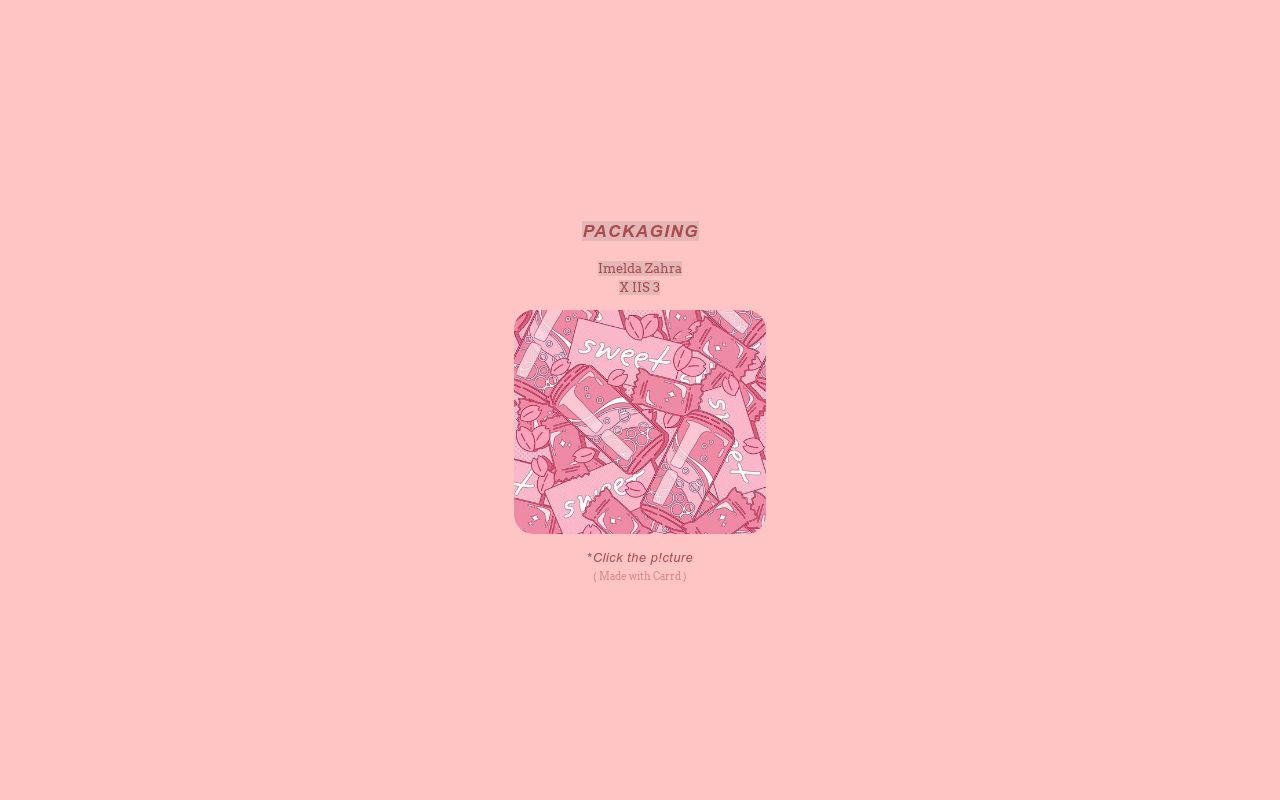 Carrd profile picture for @packaging